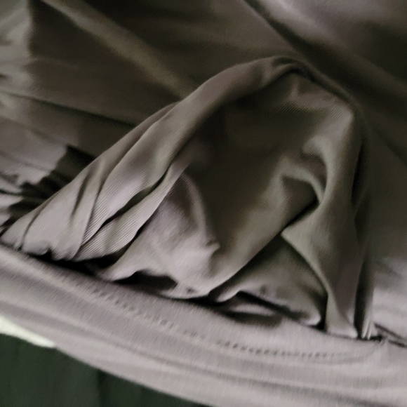 Jumpsuit Gray with elastic in the back area, peephole in the front, soft pleats - Picture 6 of 7